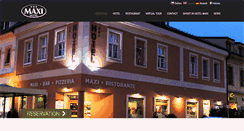 Desktop Screenshot of hotelmaxi.cz