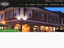 Tablet Screenshot of hotelmaxi.cz