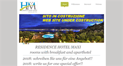Desktop Screenshot of hotelmaxi.it