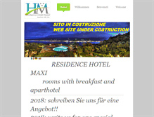 Tablet Screenshot of hotelmaxi.it